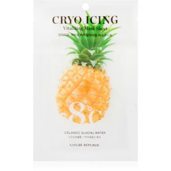 NATURE REPUBLIC Cryo Icing Vitalizing Mask Sheet masca de hidratare si luminozitate cu efect calmant