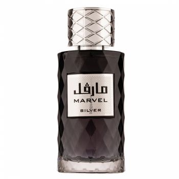 Parfum Marvel Silver, Athoor al Alam, Fragrance World, apa de parfum 100 ml, barbati