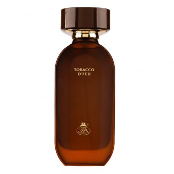 Parfum Tobacco D Feu, Fragrance World, apa de parfum 100 ml, unisex - inspirat din Tobacco Mandarin by Byredo