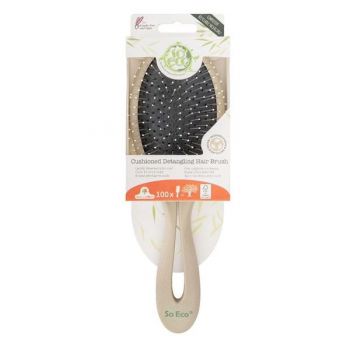 Perie Ecologica cu Perna pentru Descurcarea Parului - So Eco Cushioned Detangling Hair Brush, 1 buc