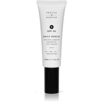 Pestle & Mortar Daily Sheild crema de protectie iluminatoare SPF 50