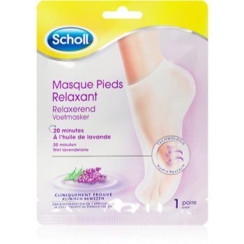 Scholl Expert Care masca regeneratoare pentru picioare sub formă de șosete cu esente de lavanda