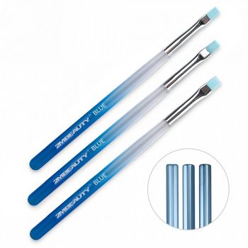 Set 3 pensule gel 2M Drept - Blue