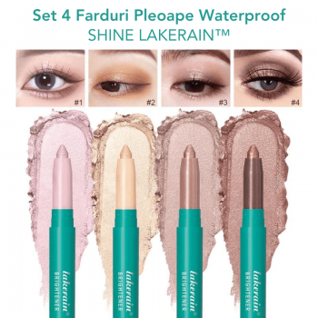 Set 4 Farduri Pleoape Waterproof Shine Lakerain™