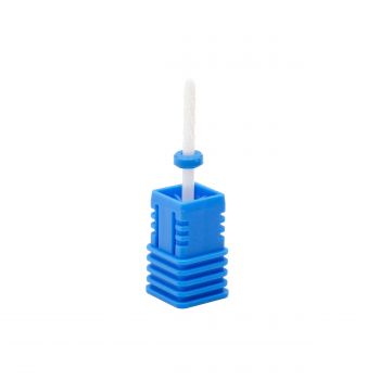 Capat freza electrica, bit ceramic, cuticula, albastru, M 3/32 Small Flame (M)