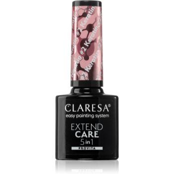 Claresa Extend Care 5 in 1 Keratin baza gel pentru unghii cu efect de nutritiv