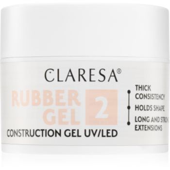 Claresa Rubber Gel Construction Gel UV/LED Gel pentru extensiile unghiilor