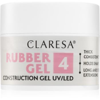 Claresa Rubber Gel Construction Gel UV/LED Gel pentru extensiile unghiilor