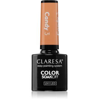 Claresa SoakOff UV/LED Color Candy lac de unghii sub forma de gel