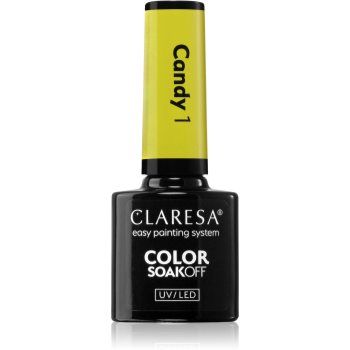 Claresa SoakOff UV/LED Color Candy lac de unghii sub forma de gel