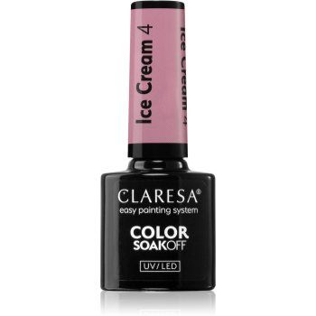 Claresa SoakOff UV/LED Color Ice Cream lac de unghii sub forma de gel