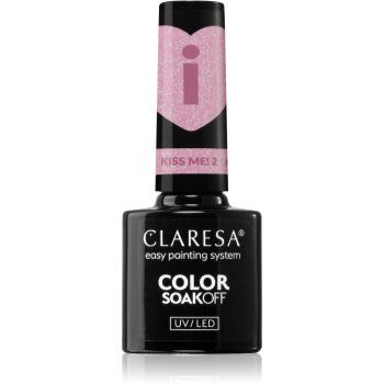 Claresa SoakOff UV/LED Color Kiss Me lac de unghii sub forma de gel