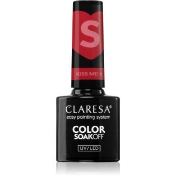 Claresa SoakOff UV/LED Color Kiss Me lac de unghii sub forma de gel