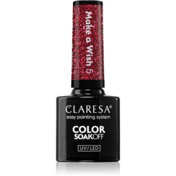 Claresa SoakOff UV/LED Color Make a Wish lac de unghii sub forma de gel