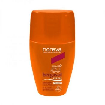 Crema fluida pentru fata si corp cu SPF 50+ Bergasol Expert Pocket, Noreva, 30 ml