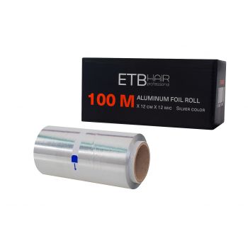 Folie De Aluminiu Pentru Suvite ETB Disposable Rola 100m X 12cm X 12 Microni