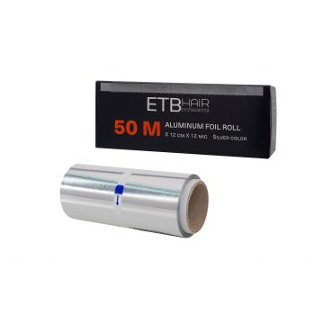 Folie De Aluminiu Rola ETB Disposable 50 m X 12cm X 12 Microni