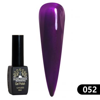 Oja Semipermanenta Global Fashion Black Elite 052, 8 ml