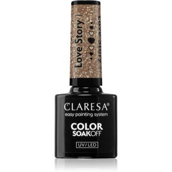 Claresa SoakOff UV/LED Color Love Story lac de unghii sub forma de gel