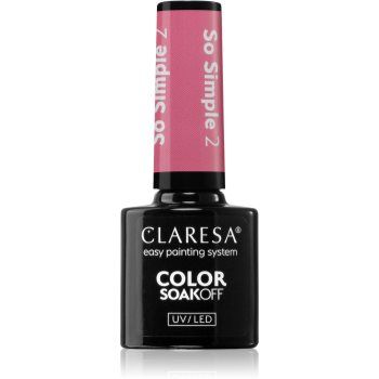 Claresa SoakOff UV/LED Color So Simple lac de unghii sub forma de gel