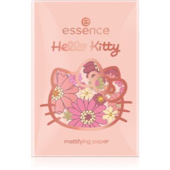 essence Hello Kitty foițe cu efect matifiant