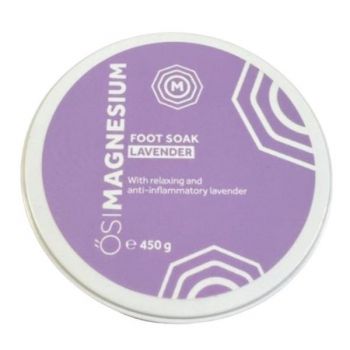 Fulgi de Baie cu Magneziu pentru Relaxarea Picioarelor - Foot Soak Lavender, OsiMagnesium, 450 g