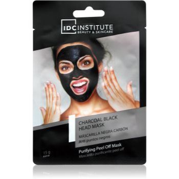 IDC Institute Charcoal Blackhead Mask mască exfoliantă împotriva punctelor negre, cu cărbune activ