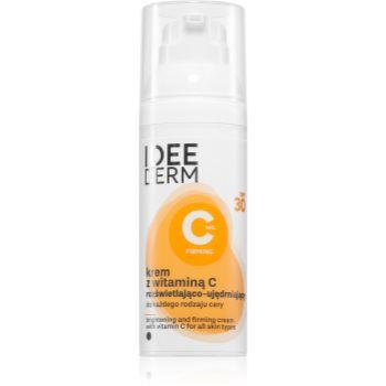 Ideepharm Idee Derm Vitamin C crema de zi hranitoare si pentru stralucire SPF 30