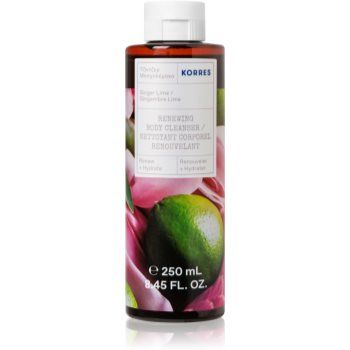 Korres Ginger Lime gel de dus hidratant