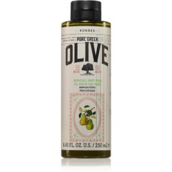 Korres Pure Greek Olive & Honey Pear gel de dus revigorant