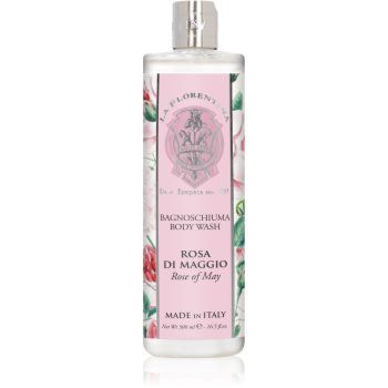 La Florentina Rose of May Body Wash Spuma de baie cremoasa