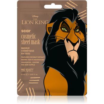 Mad Beauty Lion King Scar mască textilă hidratantă