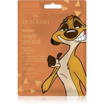 Mad Beauty Lion King Timon masca pentru celule pentru hidratare intensa