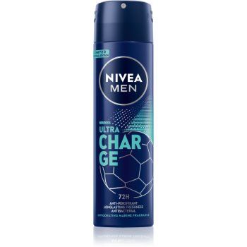 NIVEA MEN Ultra Charge spray anti-perspirant pentru barbati