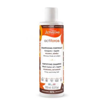 Sampon Fortifiant cu Ulei de Ricin Negru - Activilong Actiforce Fortifying Shampoo, 250 ml