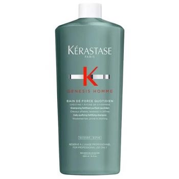 Sampon Fortifiant pentru Barbati - Kerastase Genesis Homme Shampoing Fortifiant Purifiant Quotidien, 1000 ml