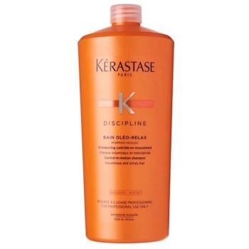 Sampon pentru Par Uscat si Rebel - Kerastase Bain Oleo-Relax Discipline Shampoo, 1000 ml