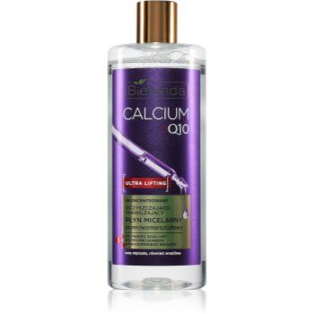 Bielenda Calcium + Q10 Concentrated cleansing and moisturizing micellar fluid emulsie micelara pentru curatare cu efect antirid