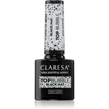 Claresa UV/LED Top Bubble lac gel de unghii pentru acoperirea superioară mat