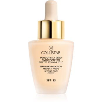 Collistar Serum Foundation Perfect Nude machiaj de stralucire pentru un look natural SPF 15