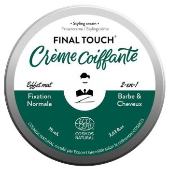 Crema Matifianta de Styling pentru Par fi Barba - Monsieur Barbier Styling Cream Final Touch, 75 ml