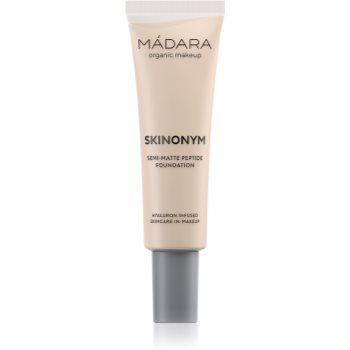 MÁDARA Skinonym Semi-Matte Peptide machiaj persistent cu peptide ieftin