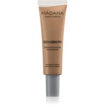 MÁDARA Skinonym Semi-Matte Peptide machiaj persistent cu peptide