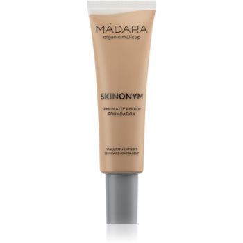 MÁDARA Skinonym Semi-Matte Peptide machiaj persistent cu peptide