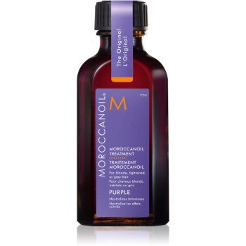 Moroccanoil Treatment Purple ulei hrănitor pentru părul blond şi gri