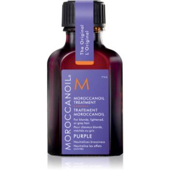 Moroccanoil Treatment Purple ulei hrănitor pentru părul blond şi gri