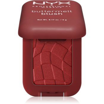 NYX Professional Makeup Buttermelt Blush fard de obraz sub forma de pudra