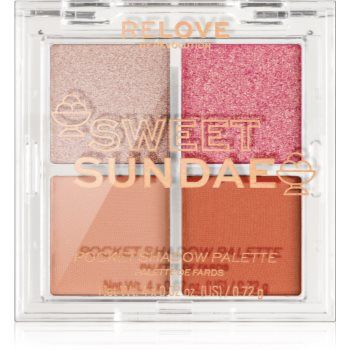 Revolution Relove Pocket Palette paletă cu farduri de ochi