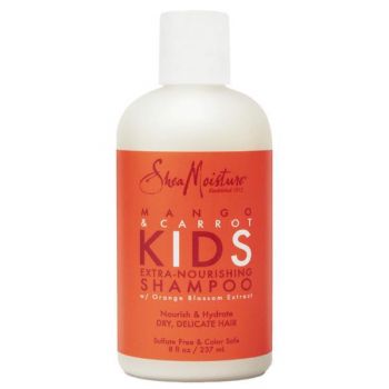 Sampon nutritiv pentru copii cu mango si morcov, Shea Moisture, 237ml