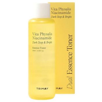 Toner Iluminator Impotriva Petelor Pigmentare - Trimay Vita Physalis Niacinamide Dark Stop & Bright, 200 ml